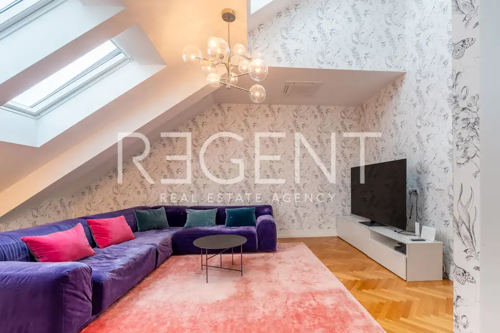 Zagreb, Gundulićeva – Authentique appartement en duplex avec terrasse