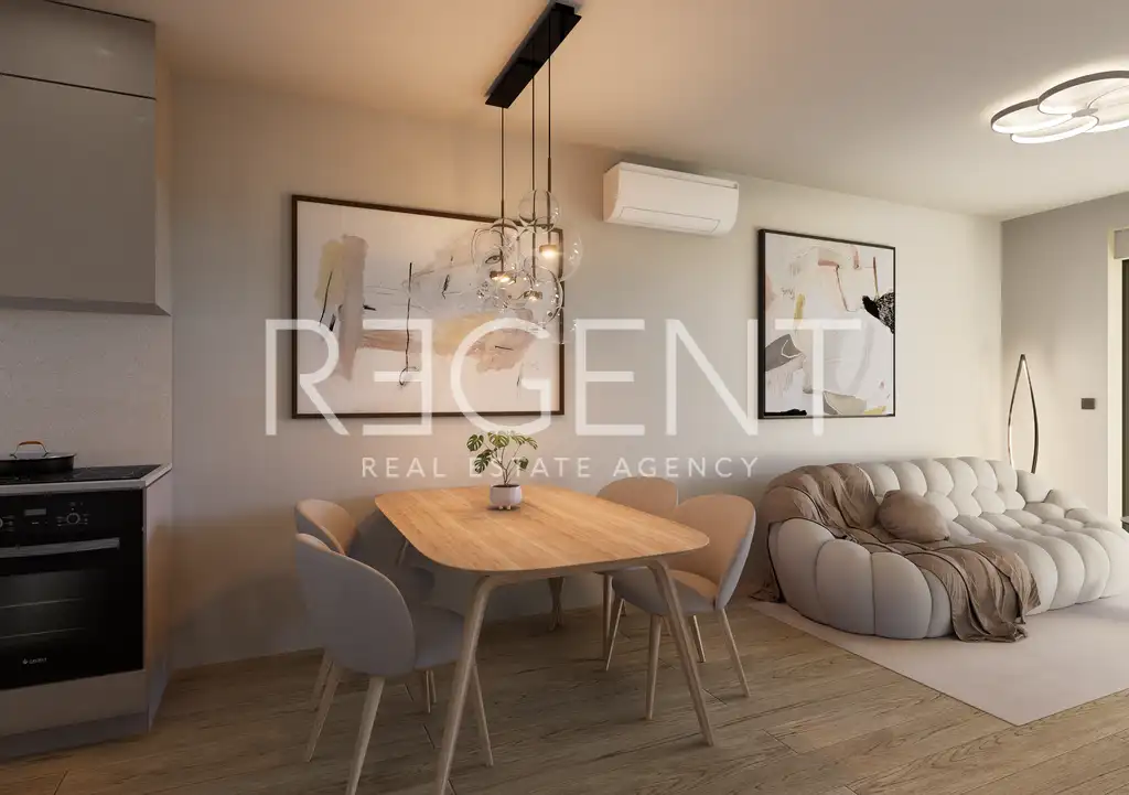 Umag – modern two-bedroom apartment with a large loggia and balcony