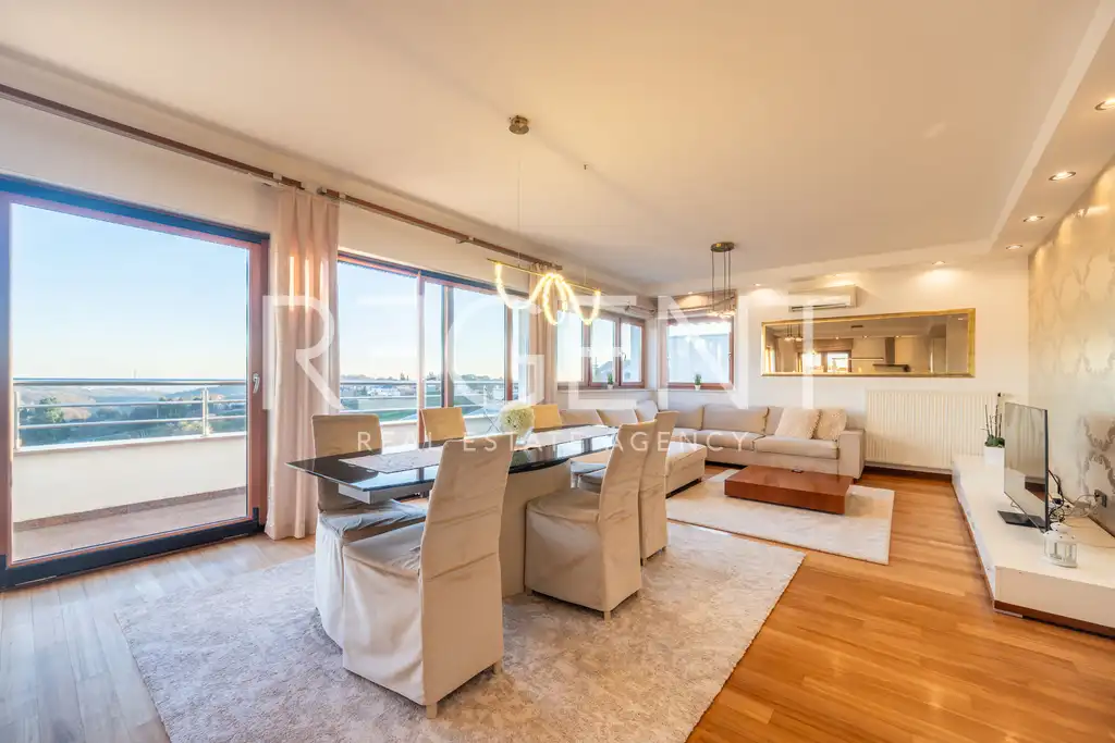 Záhřeb, Šestine - Vynikající penthouse v městské vile 123 m2 k pronájmu
