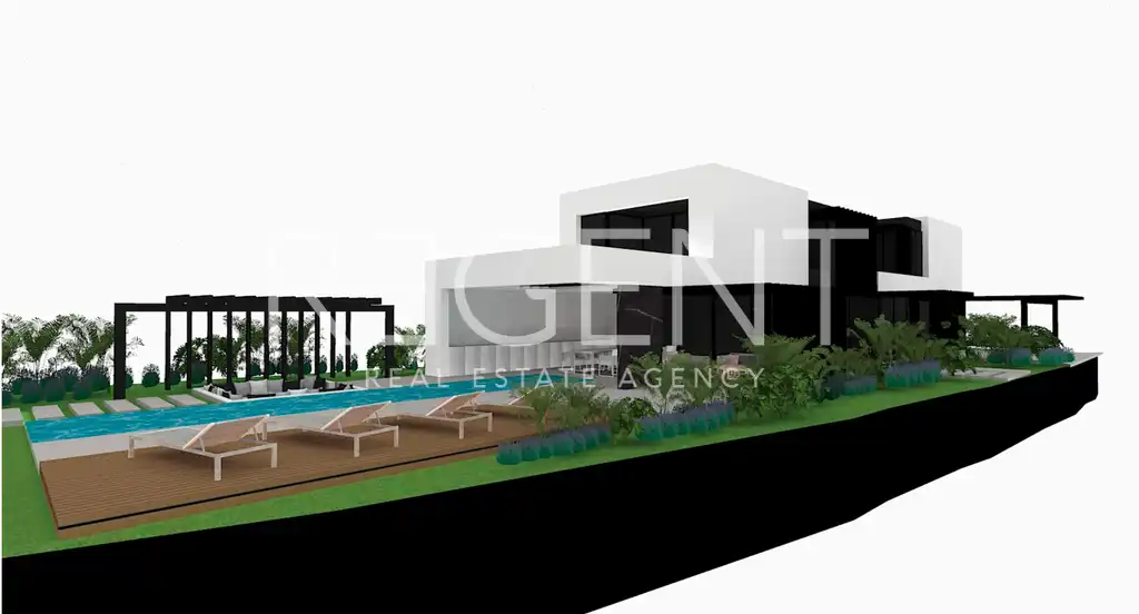 Korčula - građevinsko zemljište s projektom