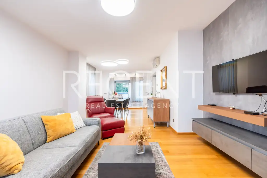 Zagreb, Srebrnjak - Furnished three-room apartment for rent