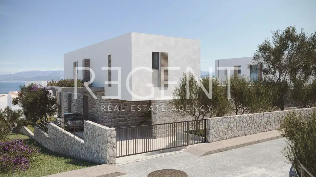 Brač, Supetar - Vila s bazenom u luksuznom kompleksu 255 m2