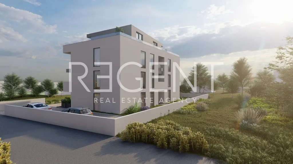 Split, Kaštel Lukšić - Trojizbový byt s priestrannou záhradou 68 m2 novostavba