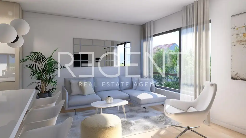 Podstrana, Strožanac – jednoizbový byt 52,01 m², lodžia, záhrada, garáž