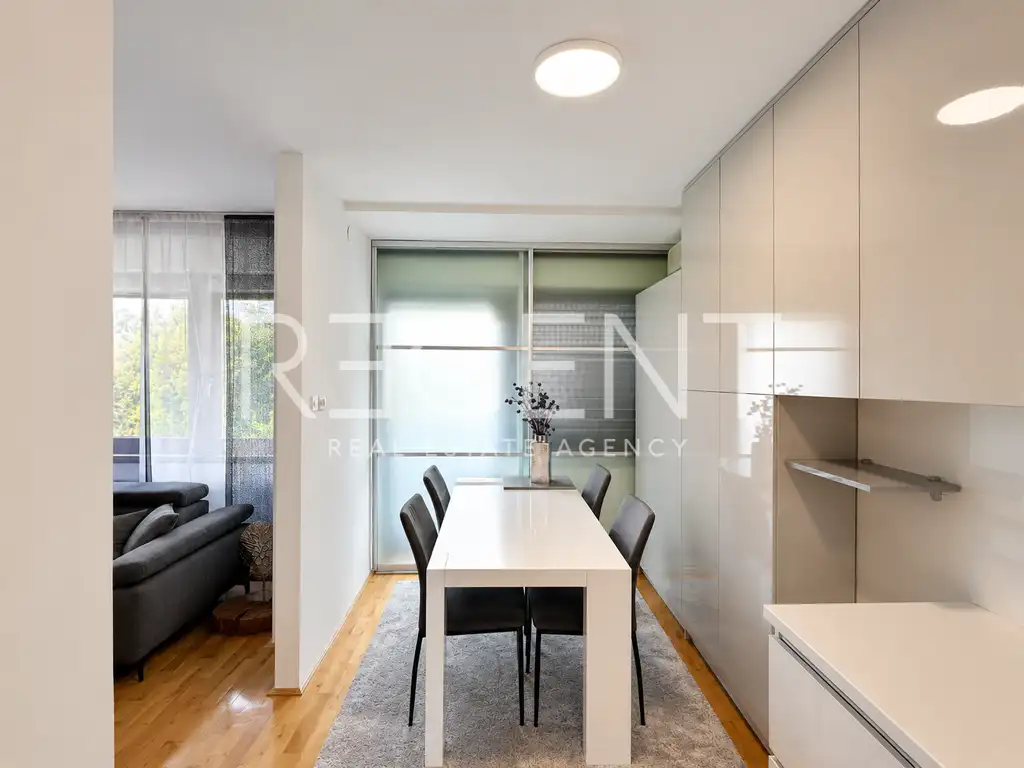 Zagreb, Jarun - zu vermieten, 2-Zimmer-Wohnung 63 m², 1. Stock, ruhige Lage