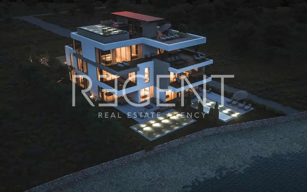Sukošan – Luxuriöses, modernes Penthouse mit Dachterrasse und Pool 193 m2