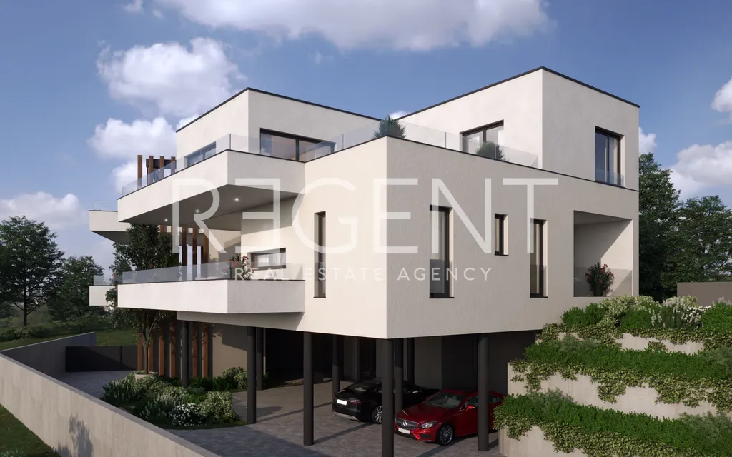 Zagreb, Šestine - Luksuzno dvosobno stanovanje v urbani vili 80 m2