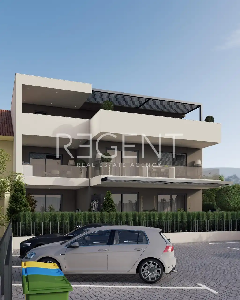 Trogir - Enosobno stanovanje s terasami in zasebnim vrtom