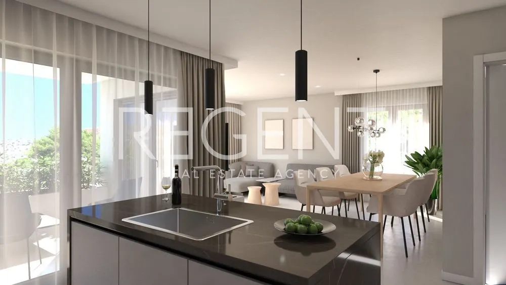 Split, Kaštela - Dvosoban stan s terasom 133 m2 NOVOGRADNJA