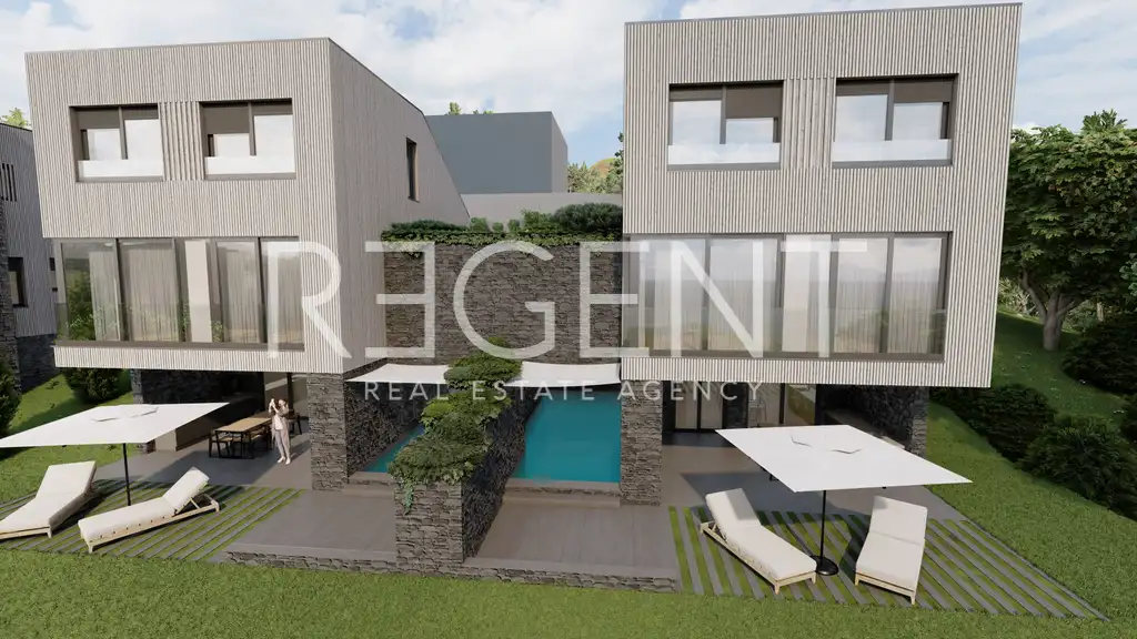 Zagreb, Bijenik - zemljište s projektom i dozvolom za urbane vile