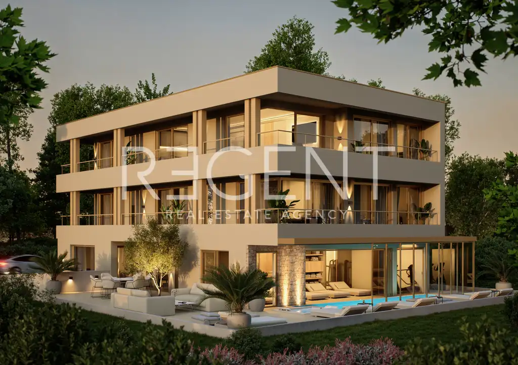 Umag - Projekt višestambene zgrade s građevinskom dozvolom