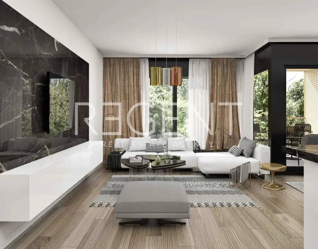 Záhreb, Ribnjak, Gold Residence – Päťizbový byt v centre mesta 143 m2