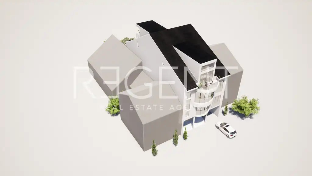 Záhřeb, Trešnjevka - mezonetový třípokojový byt 68 m2 novostavba