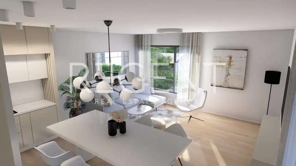 Podstrana, Strožanac – jednoizbový byt 52,01 m², lodžia, záhrada, garáž