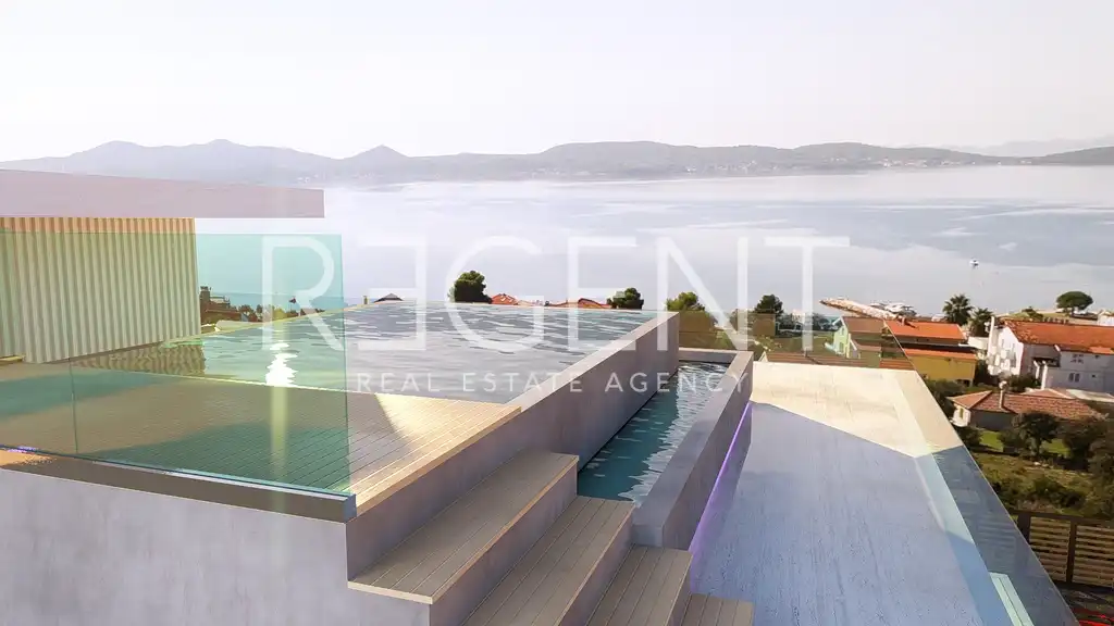 Zadar, Sukošan – vila 326 m² s dva bazena, dizalom i wellnessom
