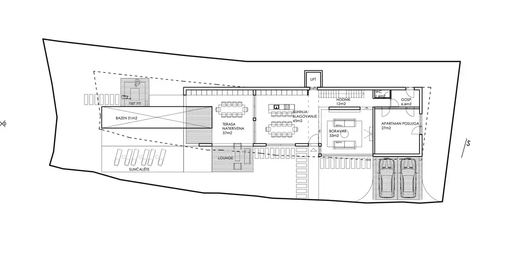 Korčula - stavební pozemek s projektem