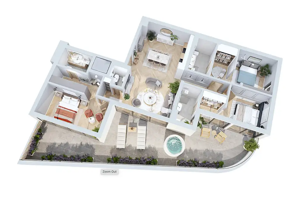 Opatija, Volosko - Luxuriöse Drei-Zimmer-Wohnung Neubau