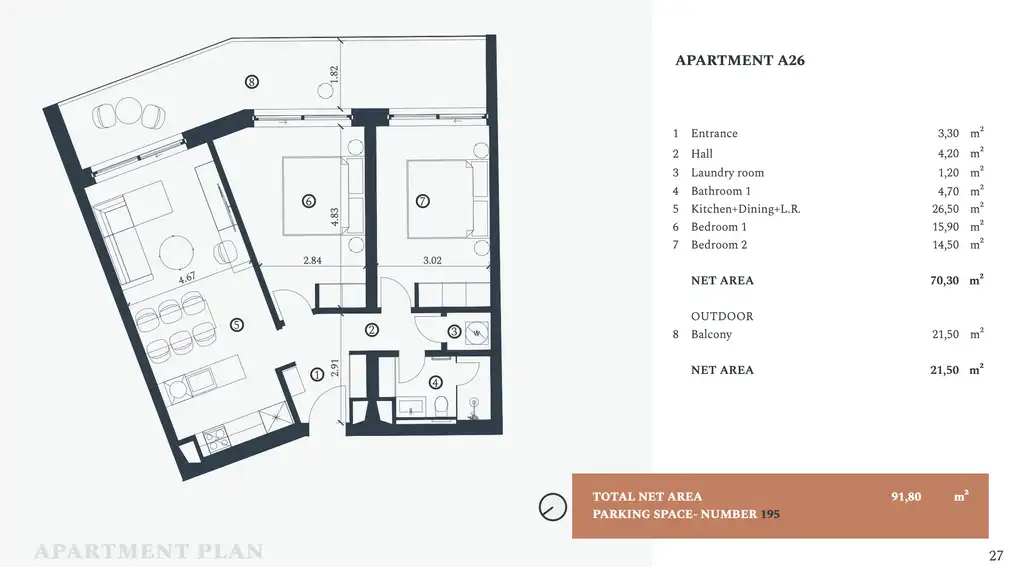 Istria, Savudria, Crveni Vrh – Appartamento Petram Resort in un complesso di lusso di 91 m2
