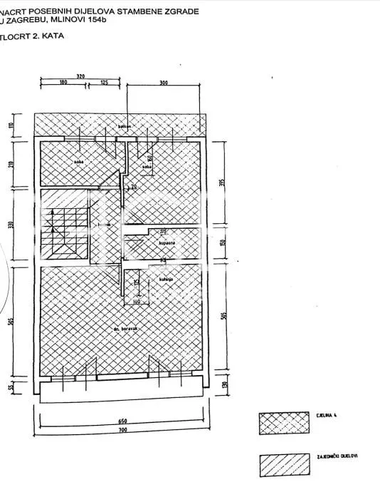 Záhřeb, Mlinovi - Moderní třípokojový byt 70 m2
