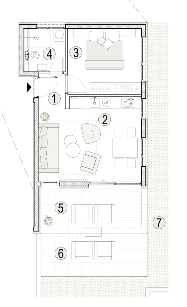 Split, Solin - Jednopokojový byt 60 m2 NOVÁ STAVBA