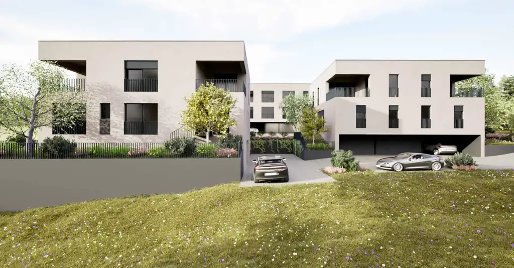 Zagreb, Šestine – programme neuf moderne avec des appartements et des penthouses