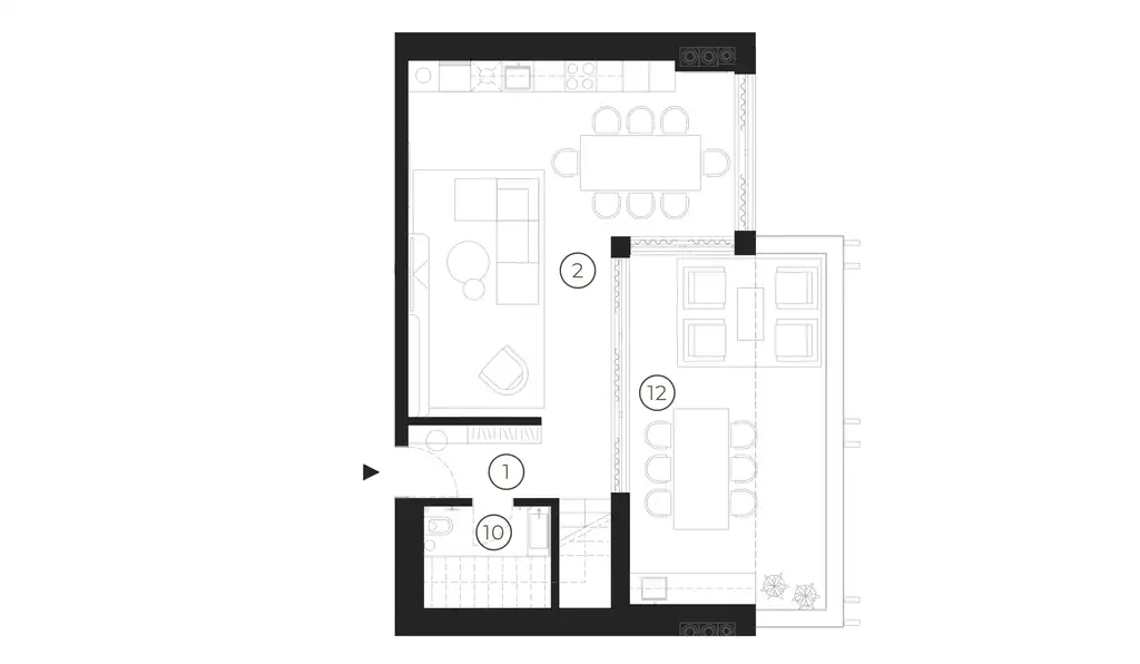 Istra, Umag - Green Tower Hotel & Residence pěticový apartmán
