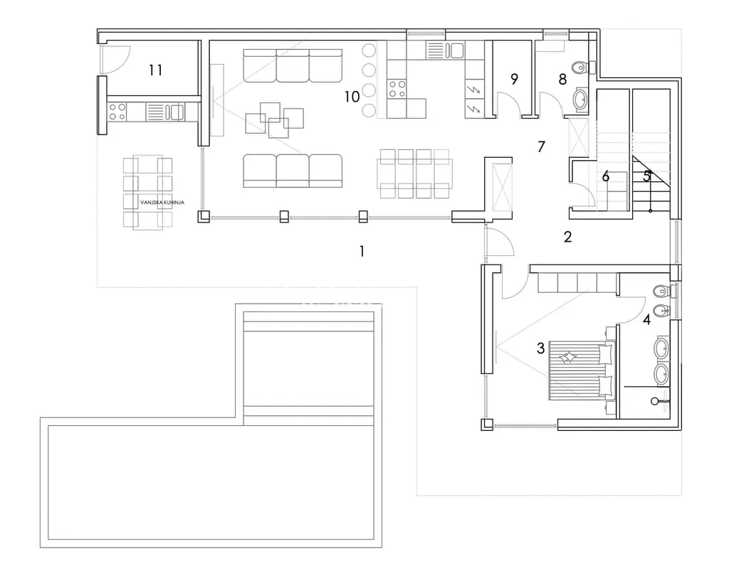Istrie, Bale - Luxusní vila s bazénem novostavba 238 m2