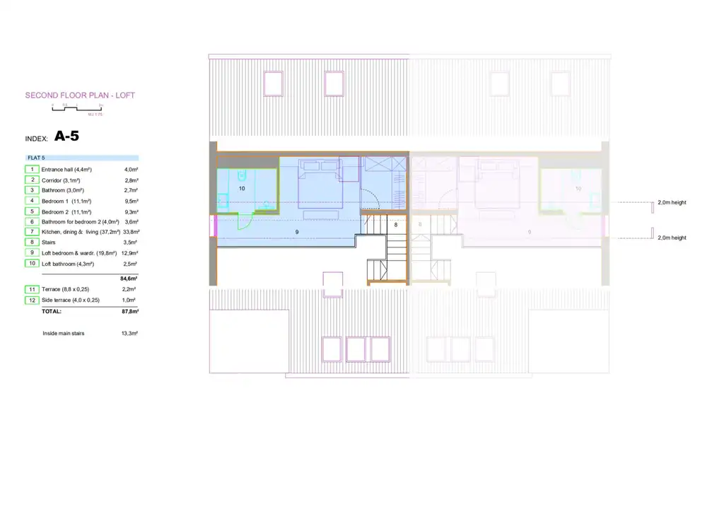 Pelješac, Orebić - Zwei-Zimmer-Apartment mit Loggia und Terrasse