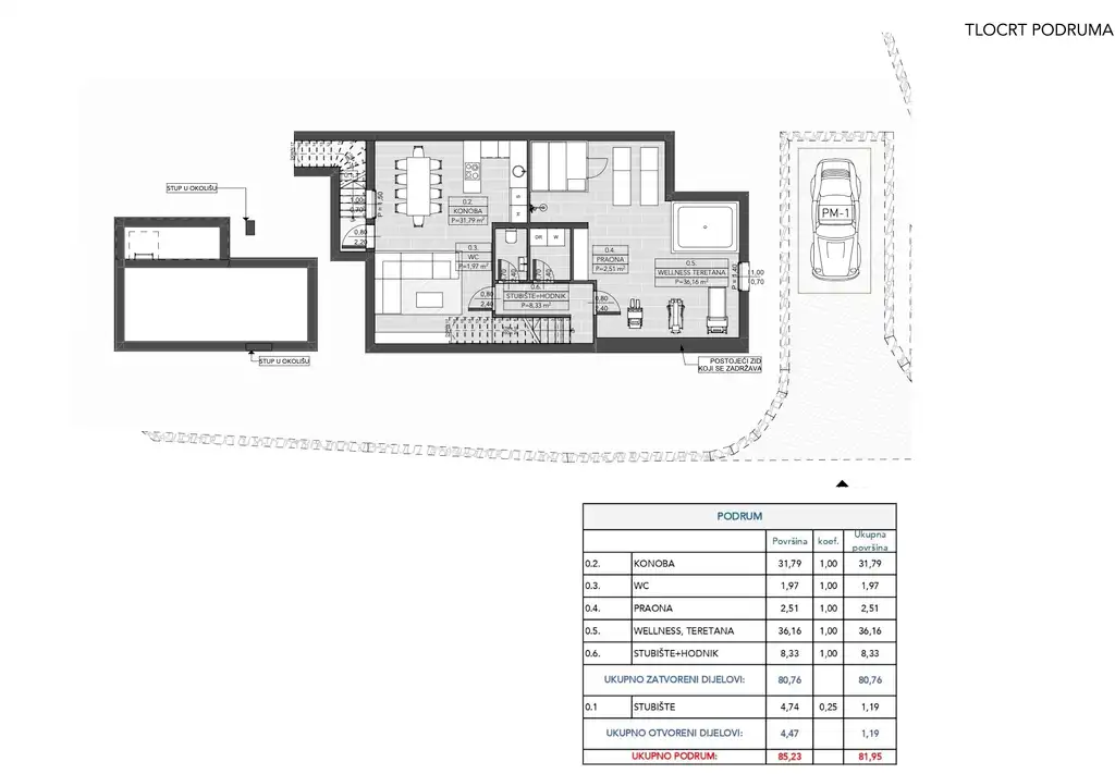 Hiša 241,13 m², Opatija, Ičići — bazen, wellness, terasa