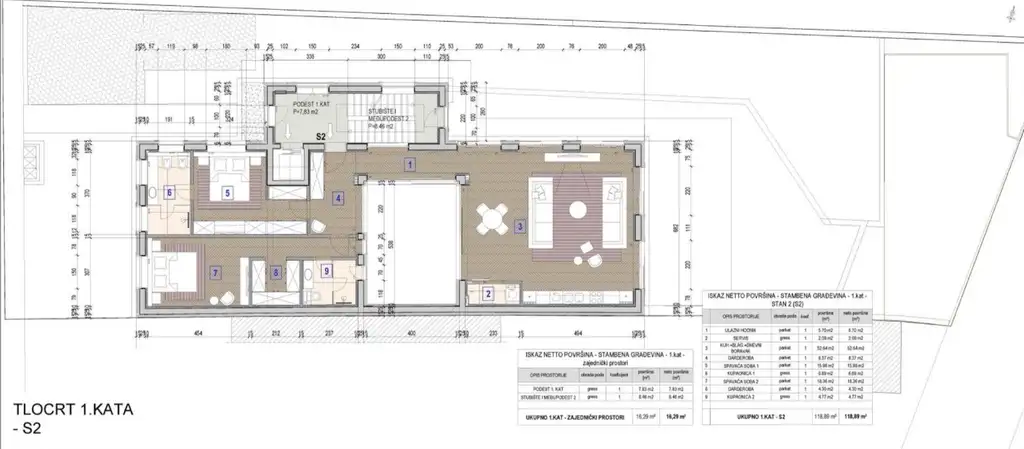 Zagreb, Šalata – Moderne Neubauvilla