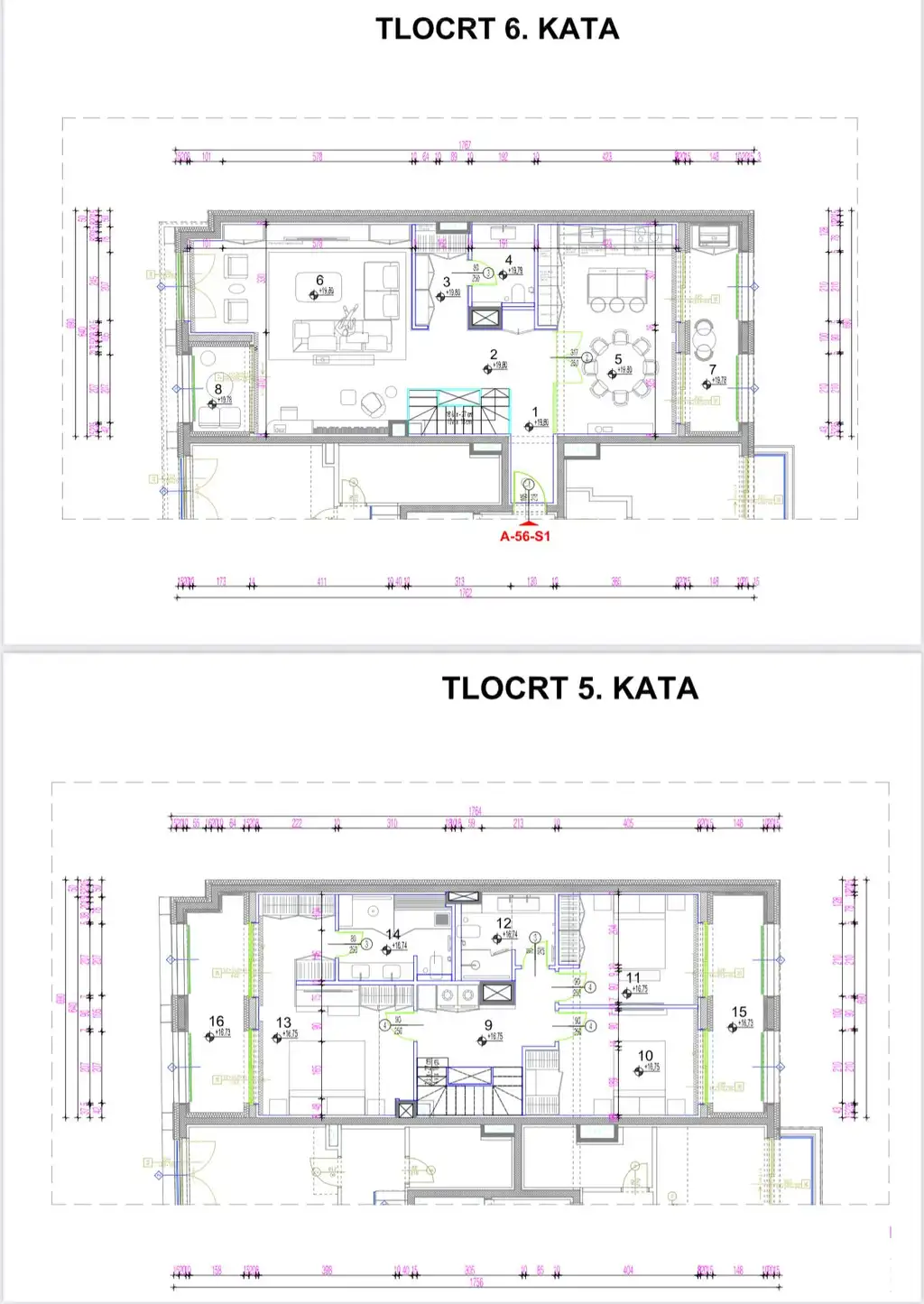 Zagreb, Nova cesta — četverosoban dvoetažni stan 164 m² s dvije garaže