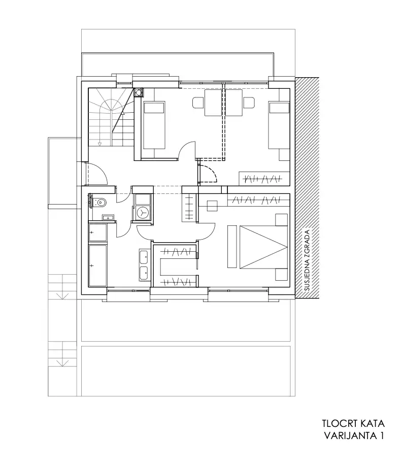 Загреб, Максимир Костаньевец - Семейный дом на три этажа