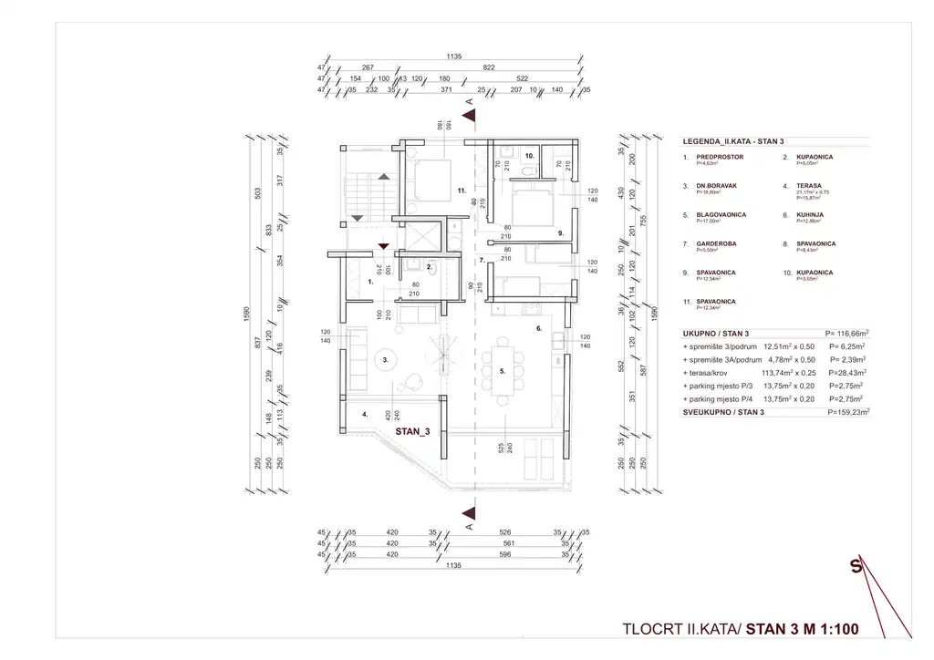Zadar, Petrčane – Luksuzan penthouse na traženoj lokaciji