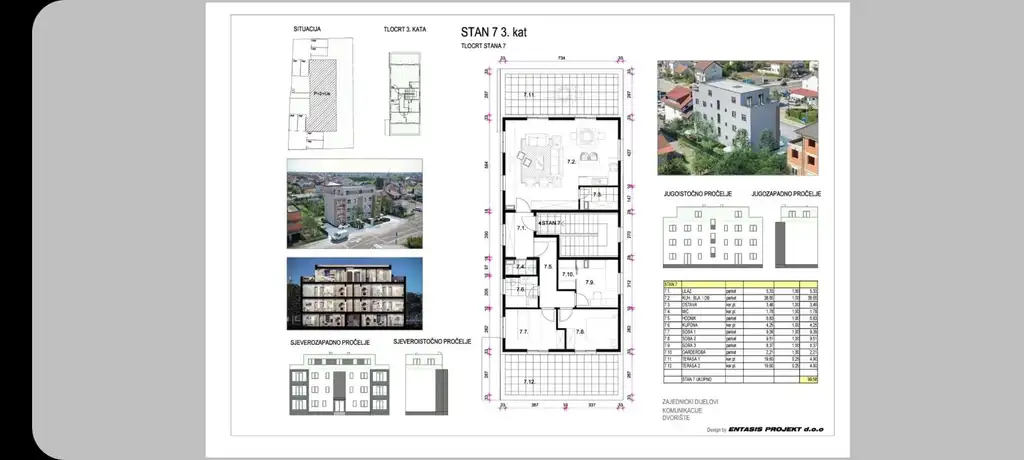 Zagreb, Sesvete - sodoben štirisobni penthouse