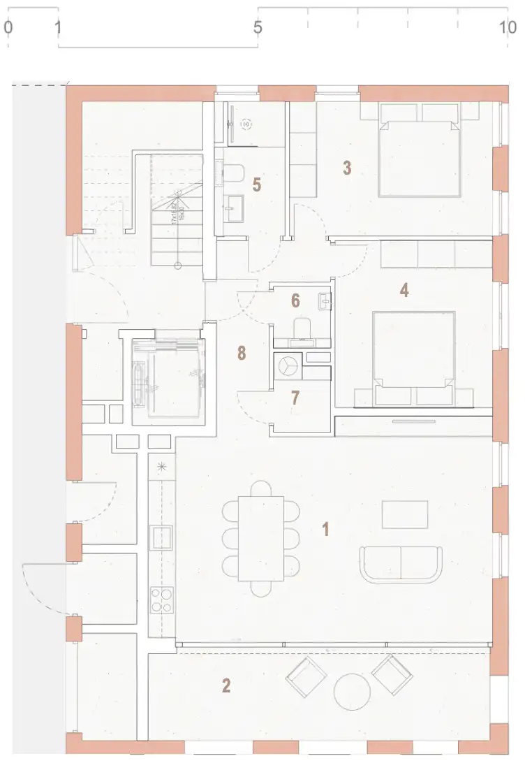 Trogir, Seget Donji – Appartement de luxe avec vue sur la mer, construction neuve