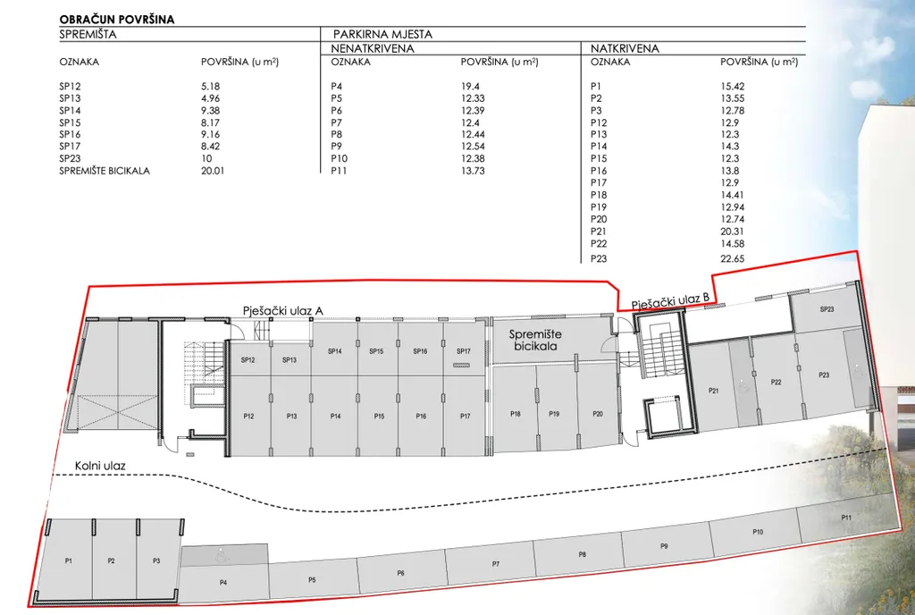 Záhřeb, Črnomerec - čtyřpokojový byt s balkónem a lodžií 71 m2 novostavba