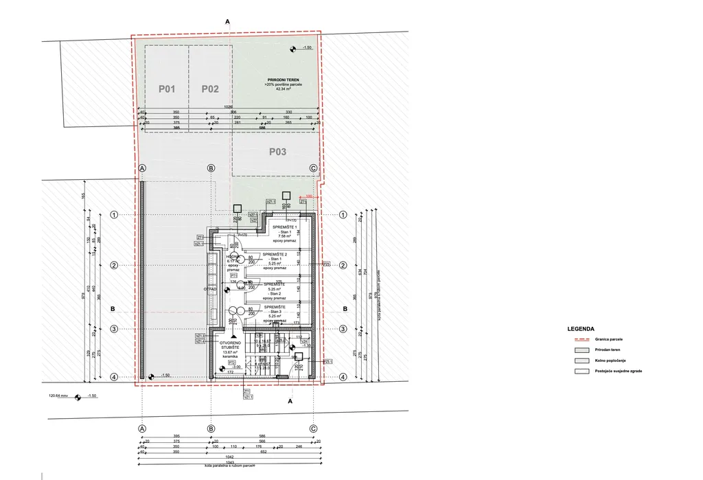 Záhřeb, Trešnjevka - moderní třípokojový byt 64 m2 s parkovacím místem a skladem novostavba