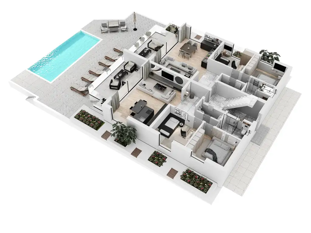 Pag - Luxuriöses Drei-Zimmer-Penthouse, Neubau