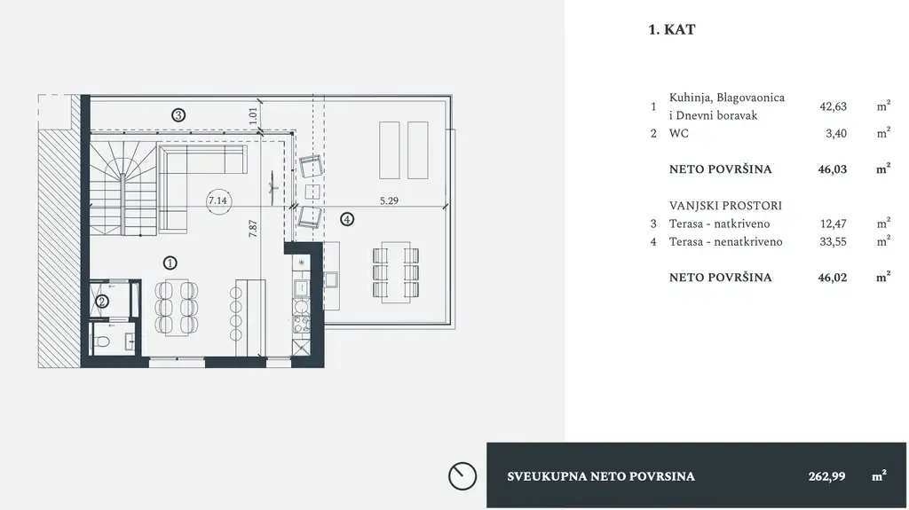 Istria, Petram Resort – villa 263 m², sala giochi, giardino, vista mare