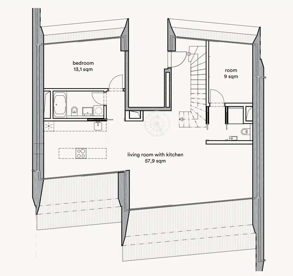 Podstrana –penthouse 122,16 m²,terasa41,90m²,2 garažna parkirna mjesta