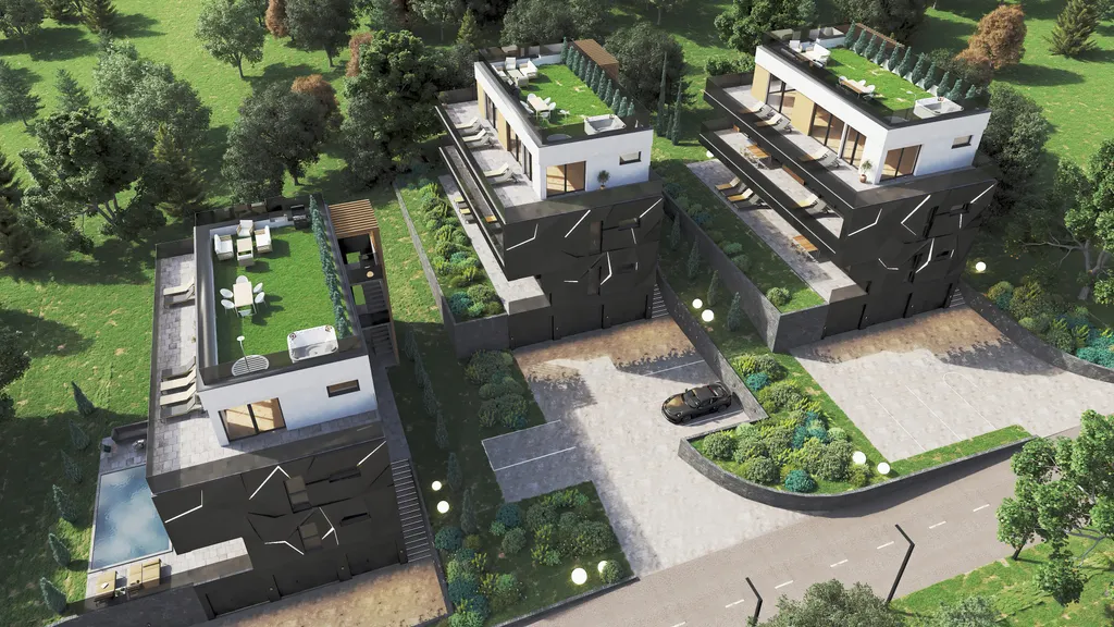 Zagabria, Gračani - Progetto di complesso residenziale di lusso, nuova costruzione