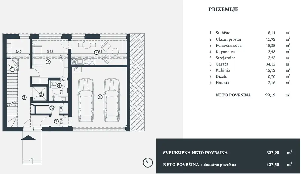 Istria, Petram Resort – villa 328 m², vista mare, garage, ascensore