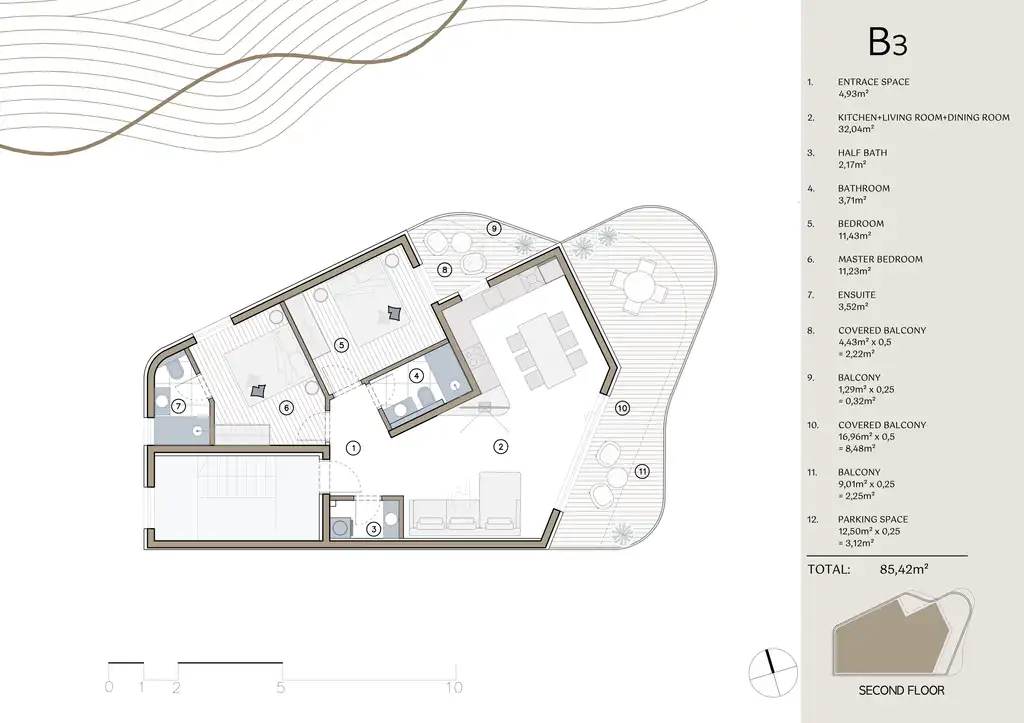 Rogoznica - Nowoczesne mieszkanie trzypokojowe