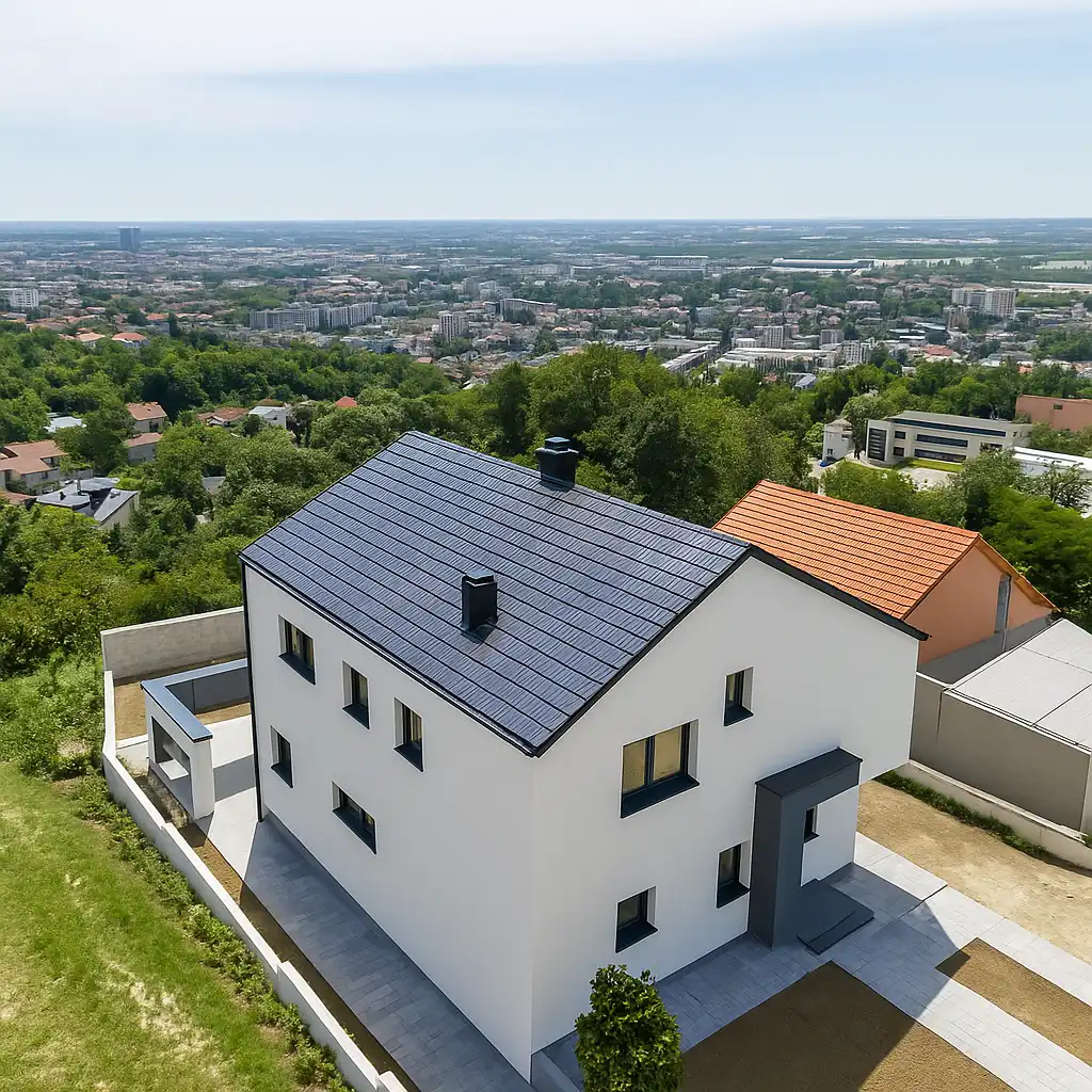 Zagreb, Perjavica - stambena zgrada s panoramskim pogledom na grad