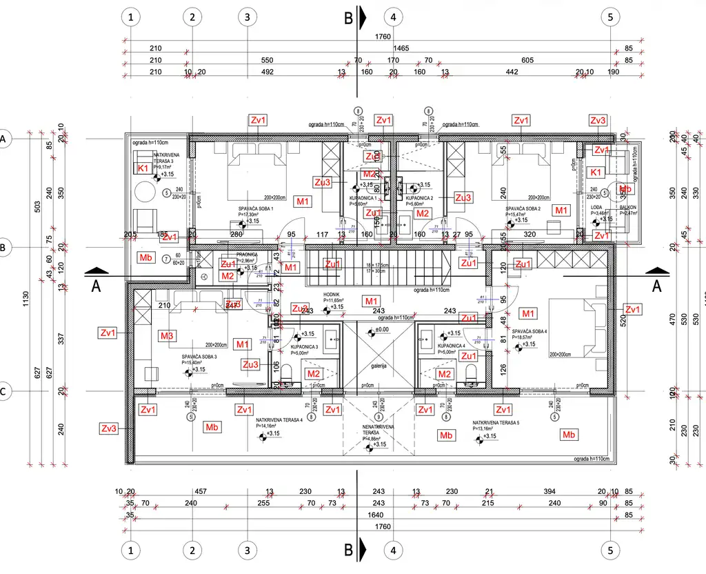 Trogir, Vinišće - Moderna vila s bazenom i pogledom na more