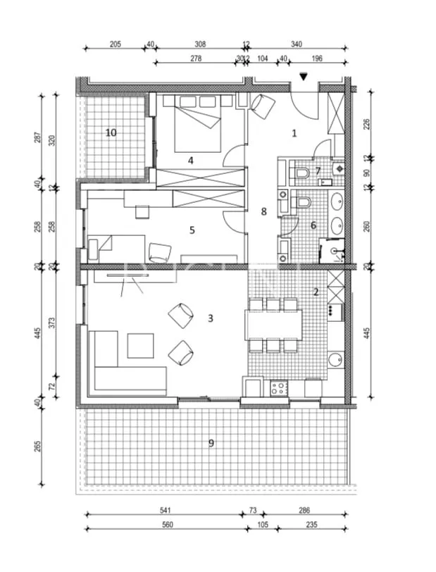 Veľká Gorica, Centrum - Moderný penthouse 90 m2