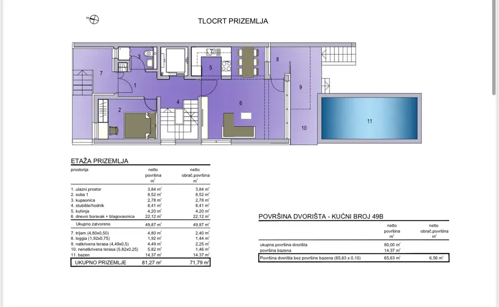 Kaštel Štafilić - Vila s krovnom terasom i bazenom u blizini plaže