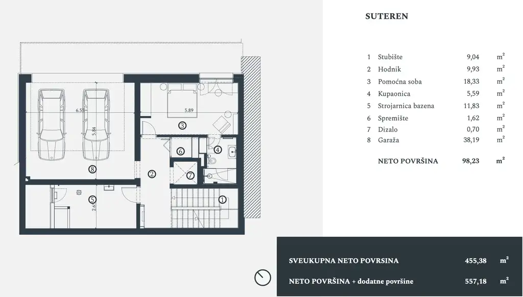 Istria, Petram Resort – vila 453 m², výhľad na more, záhrada, strešný bazén