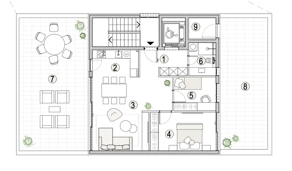 Split, Solin - Moderan penthouse sa terasama i hortikulturom KREDIT