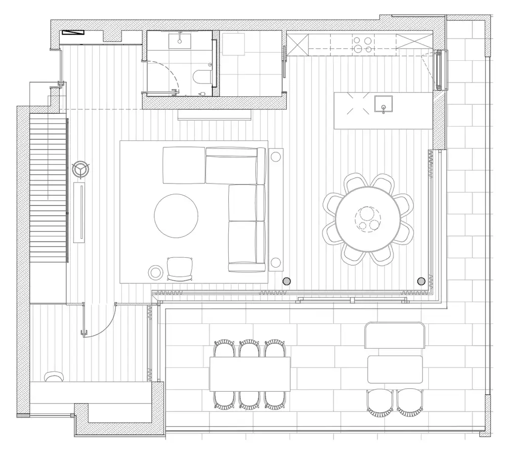 Zadar, Petrčane - Četverosoban apartman s terasom, vrtom i loggiom